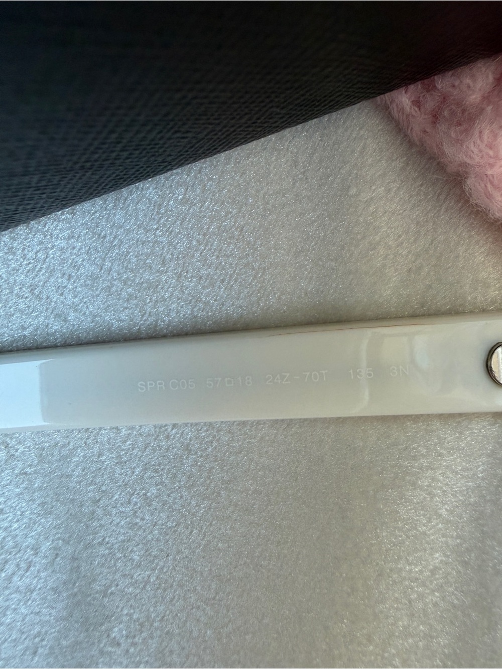 Prada White Oversized Shield Sunglasses - Picture 5 of 5
